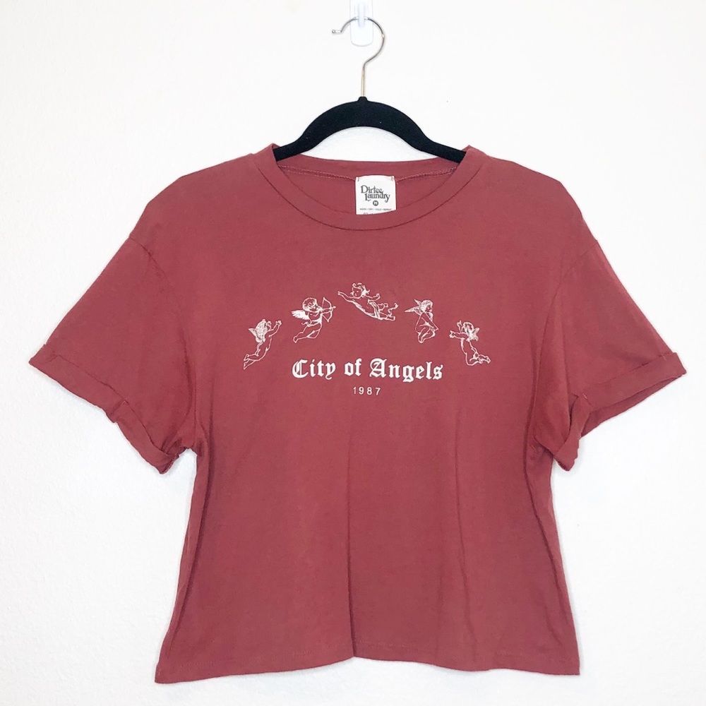 Dirtee Laundry City of Angels Crop Tee